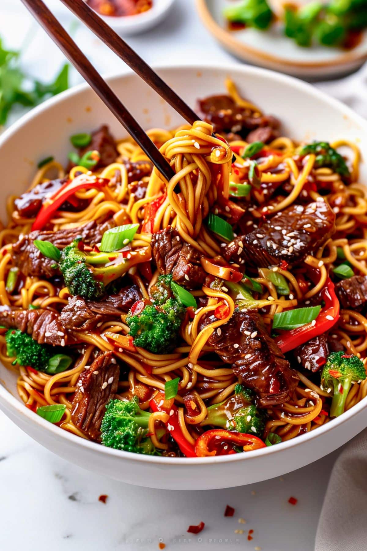 Wagyu Beef Stir-Fried Noodles Recipe