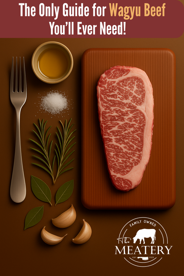 Japanese wagyu, new york strip