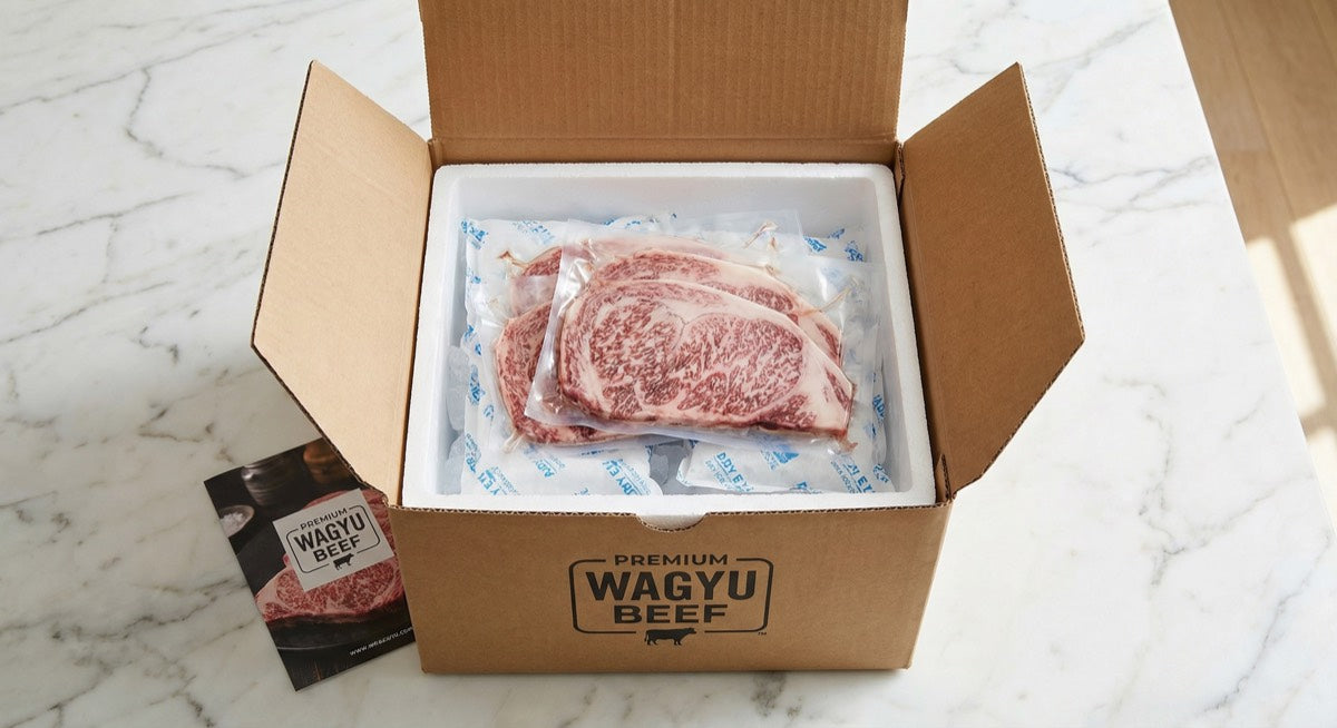Premium wagyu beef online delivery - AI generated