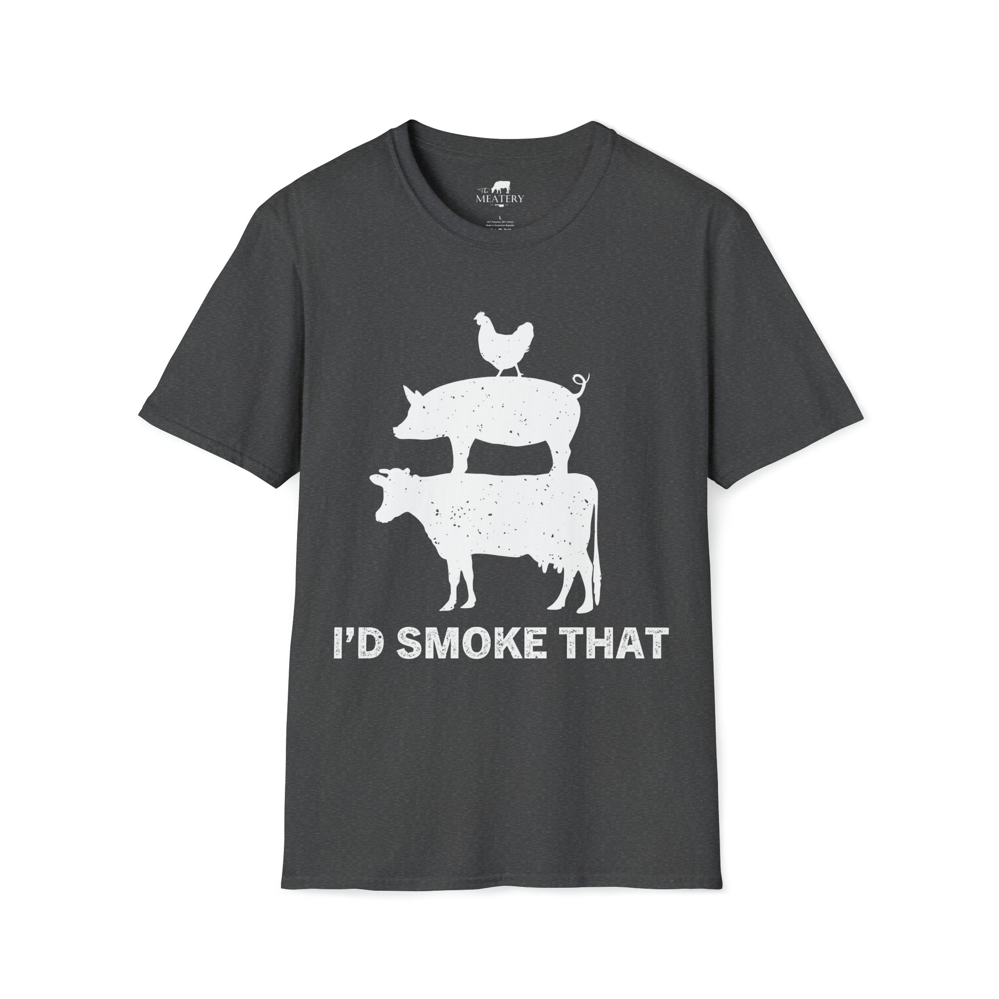 I'd Smoke That Unisex Softstyle T-Shirt - The Meatery