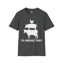 I'd Smoke That Unisex Softstyle T-Shirt