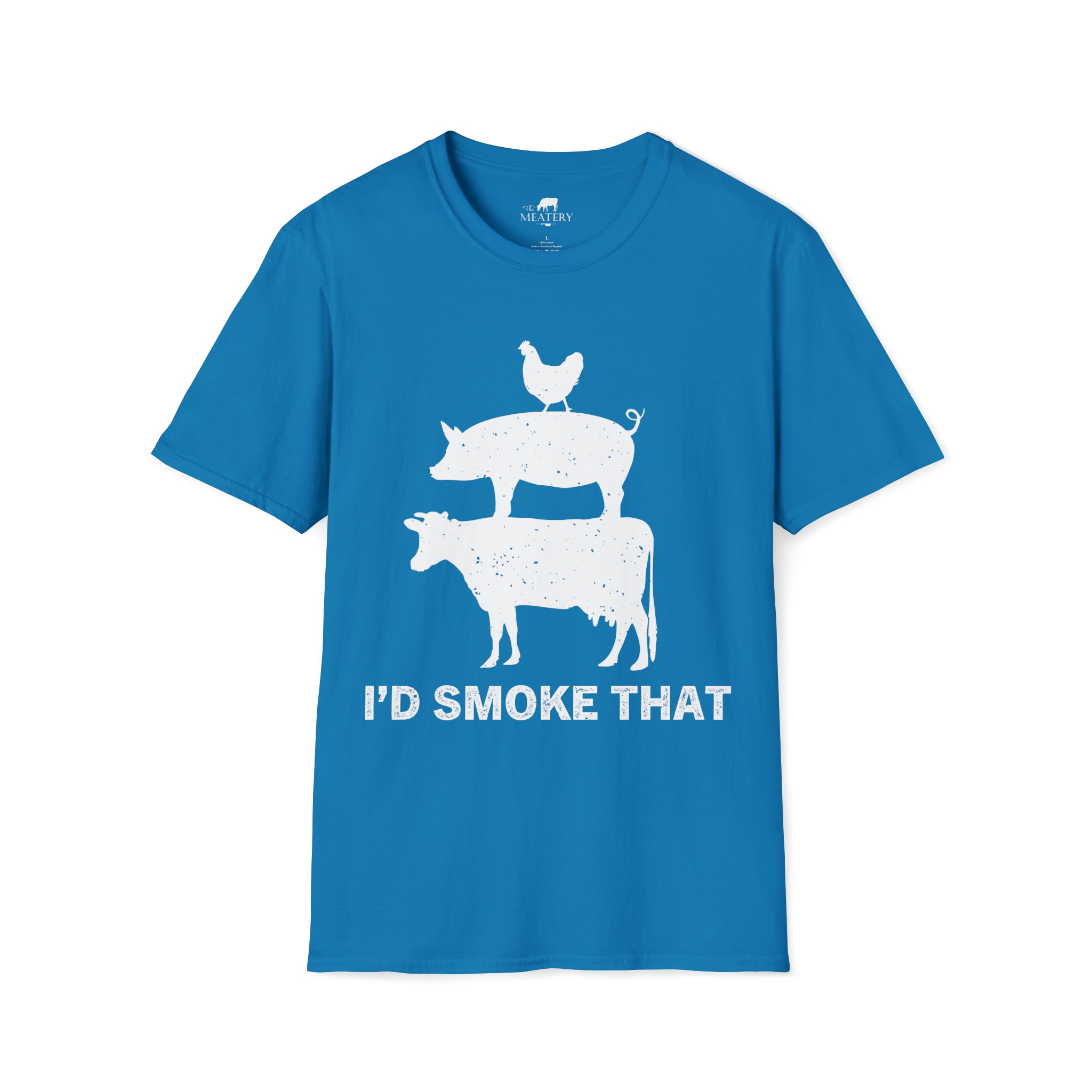 I'd Smoke That Unisex Softstyle T-Shirt - The Meatery