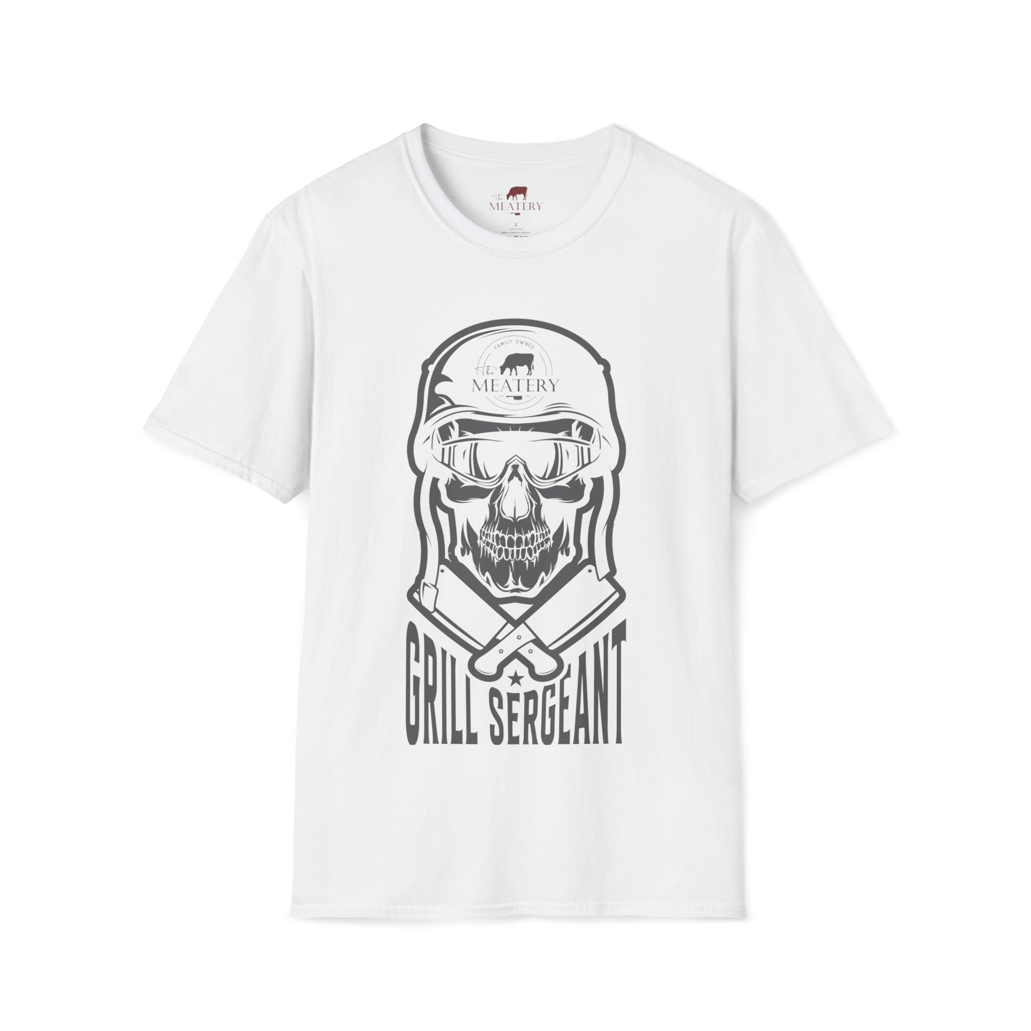 Grill Sergeant Unisex Softstyle Logo T-Shirt - The Meatery