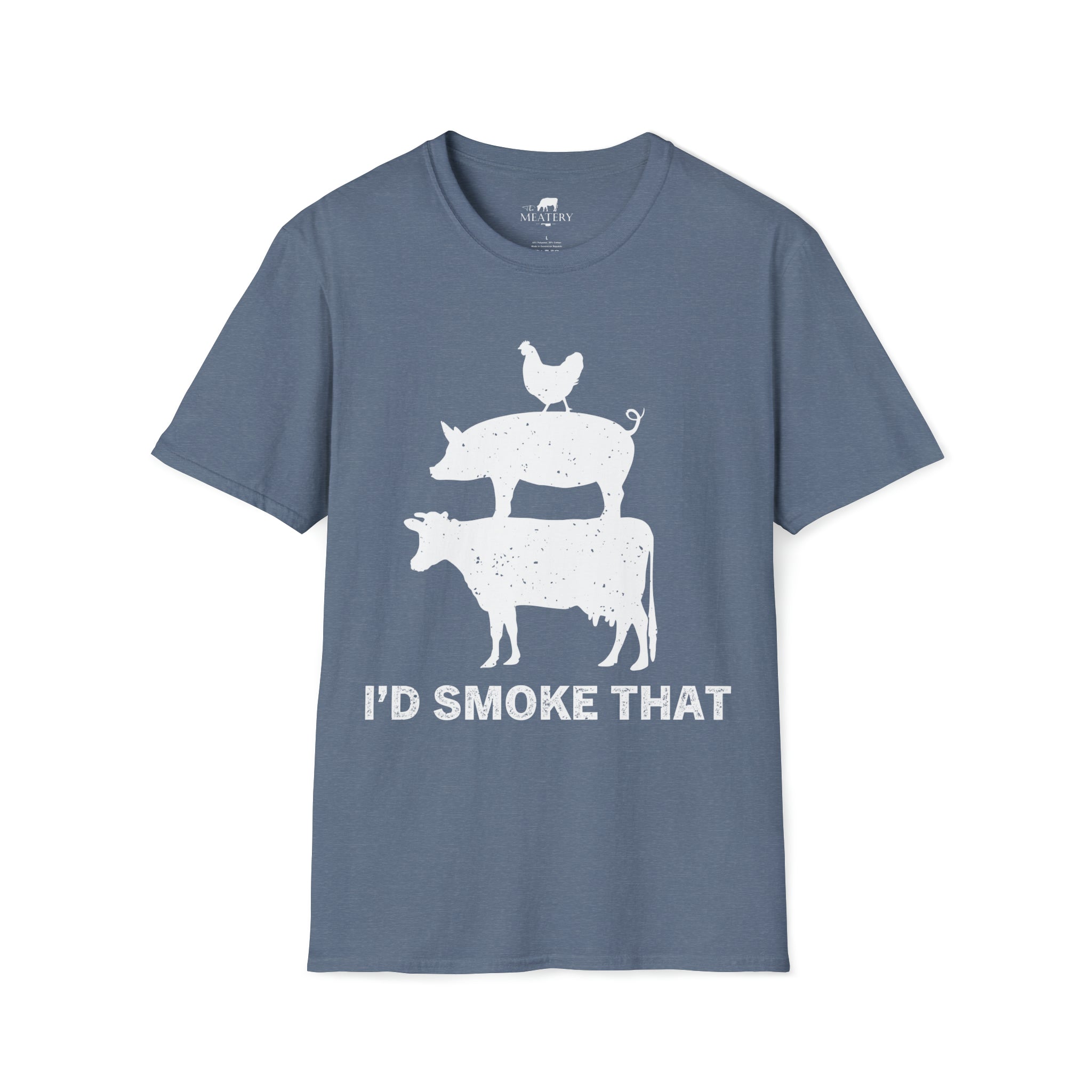 I'd Smoke That Unisex Softstyle T-Shirt - The Meatery