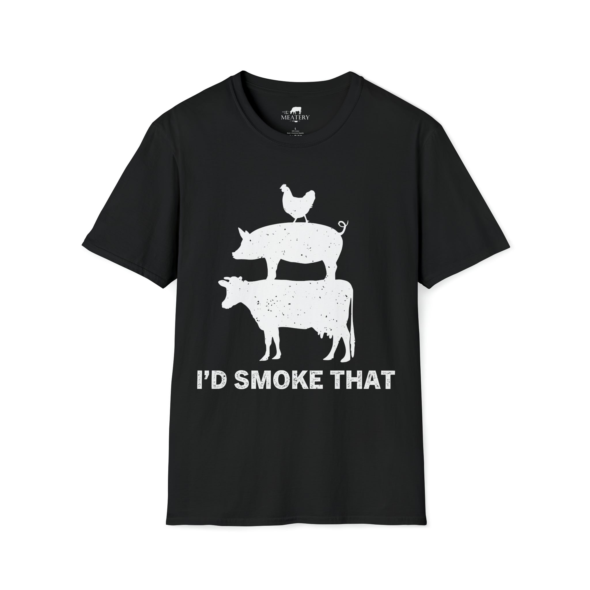 I'd Smoke That Unisex Softstyle T-Shirt - The Meatery