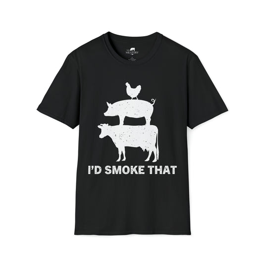 I'd Smoke That Unisex Softstyle T-Shirt