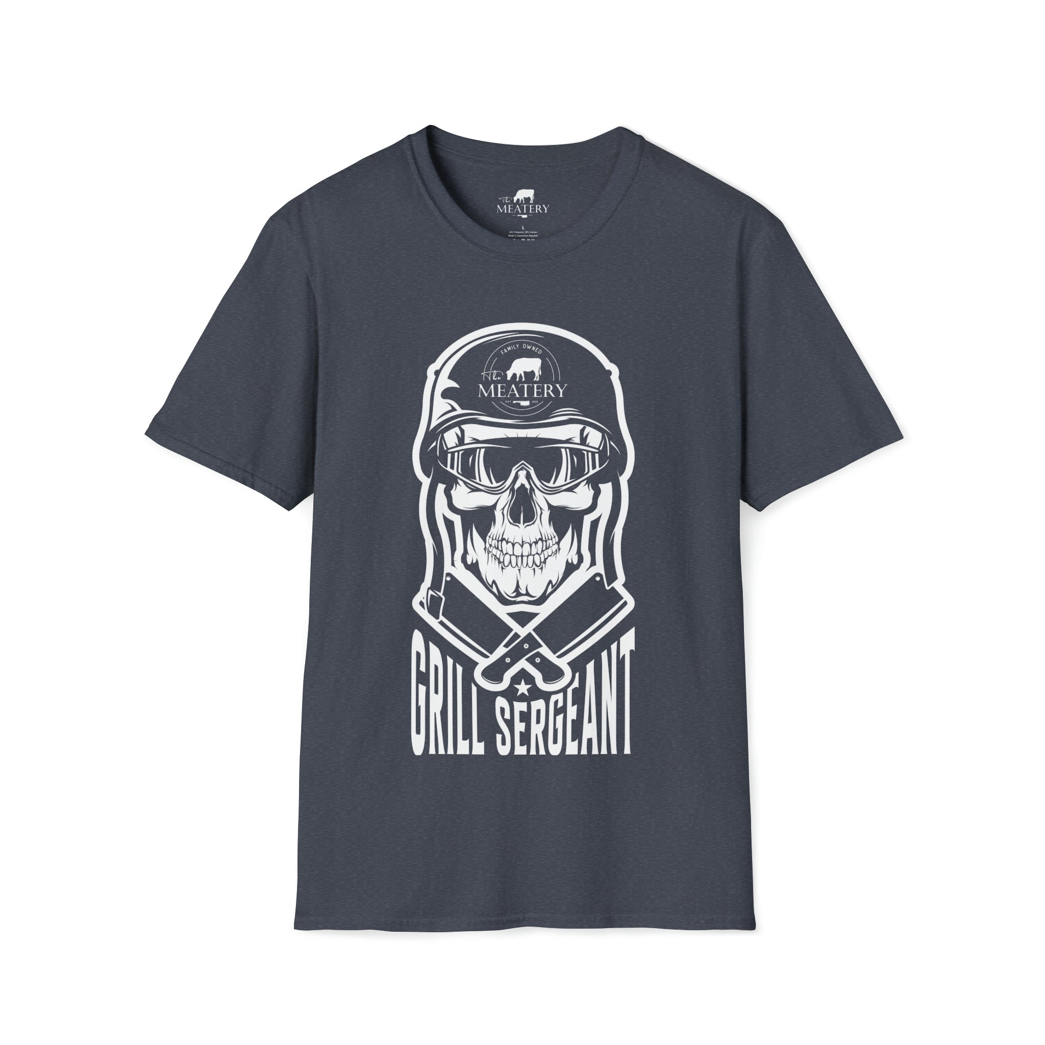 Grill Sergeant Unisex Softstyle Logo T-Shirt - The Meatery
