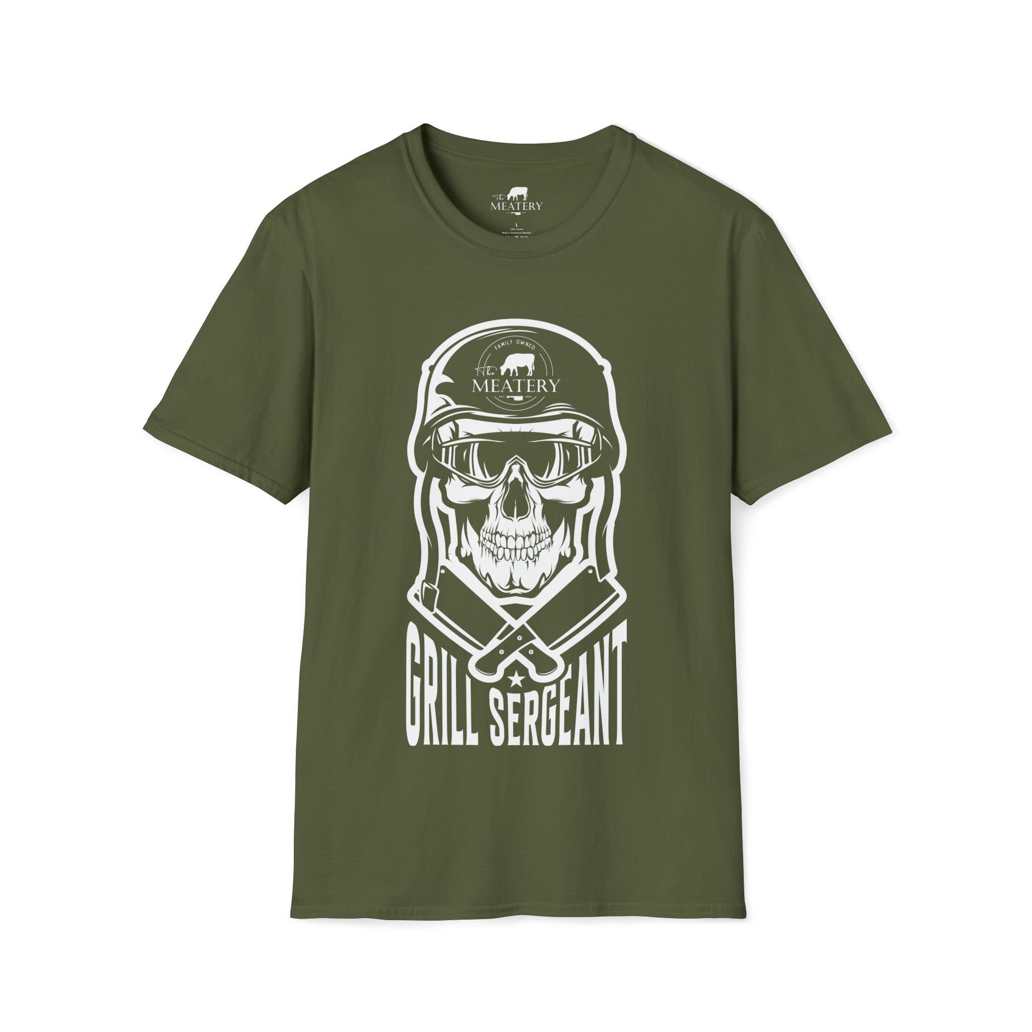 Grill Sergeant Unisex Softstyle Logo T-Shirt - The Meatery