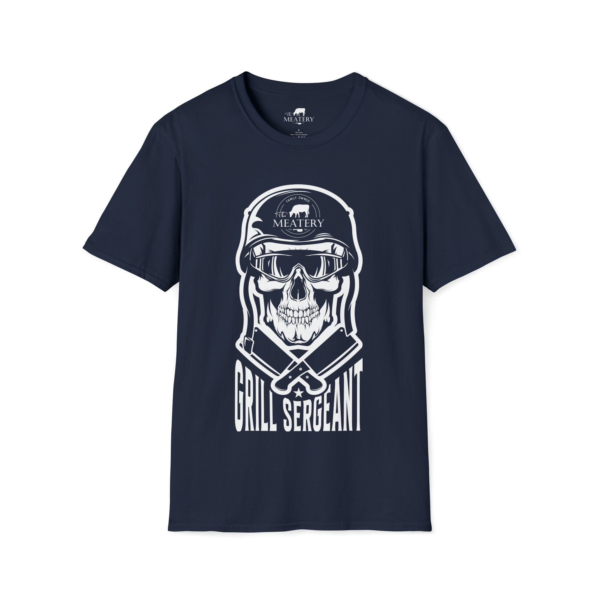 Grill Sergeant Unisex Softstyle Logo T-Shirt - The Meatery