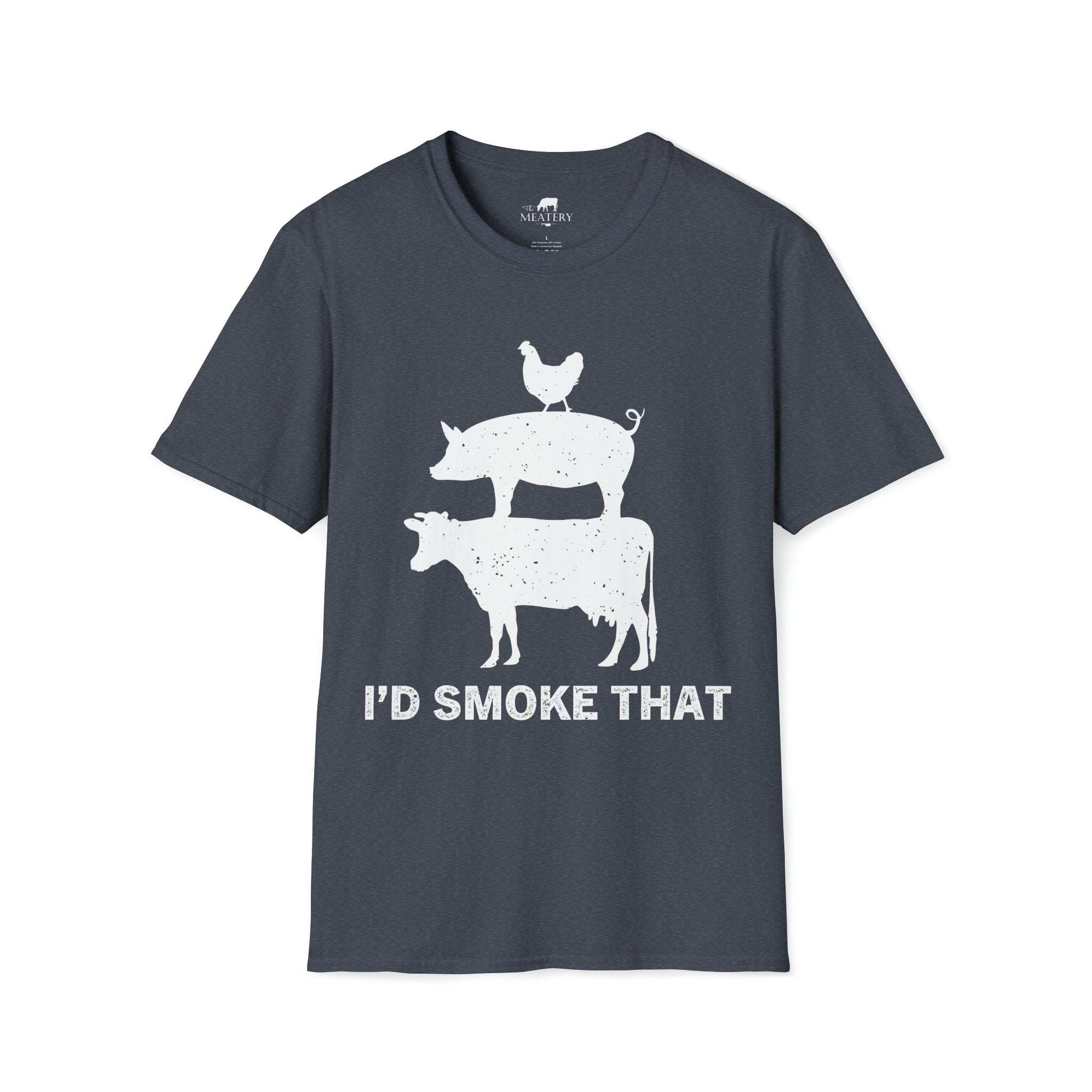 I'd Smoke That Unisex Softstyle T-Shirt - The Meatery