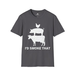 I'd Smoke That Unisex Softstyle T-Shirt