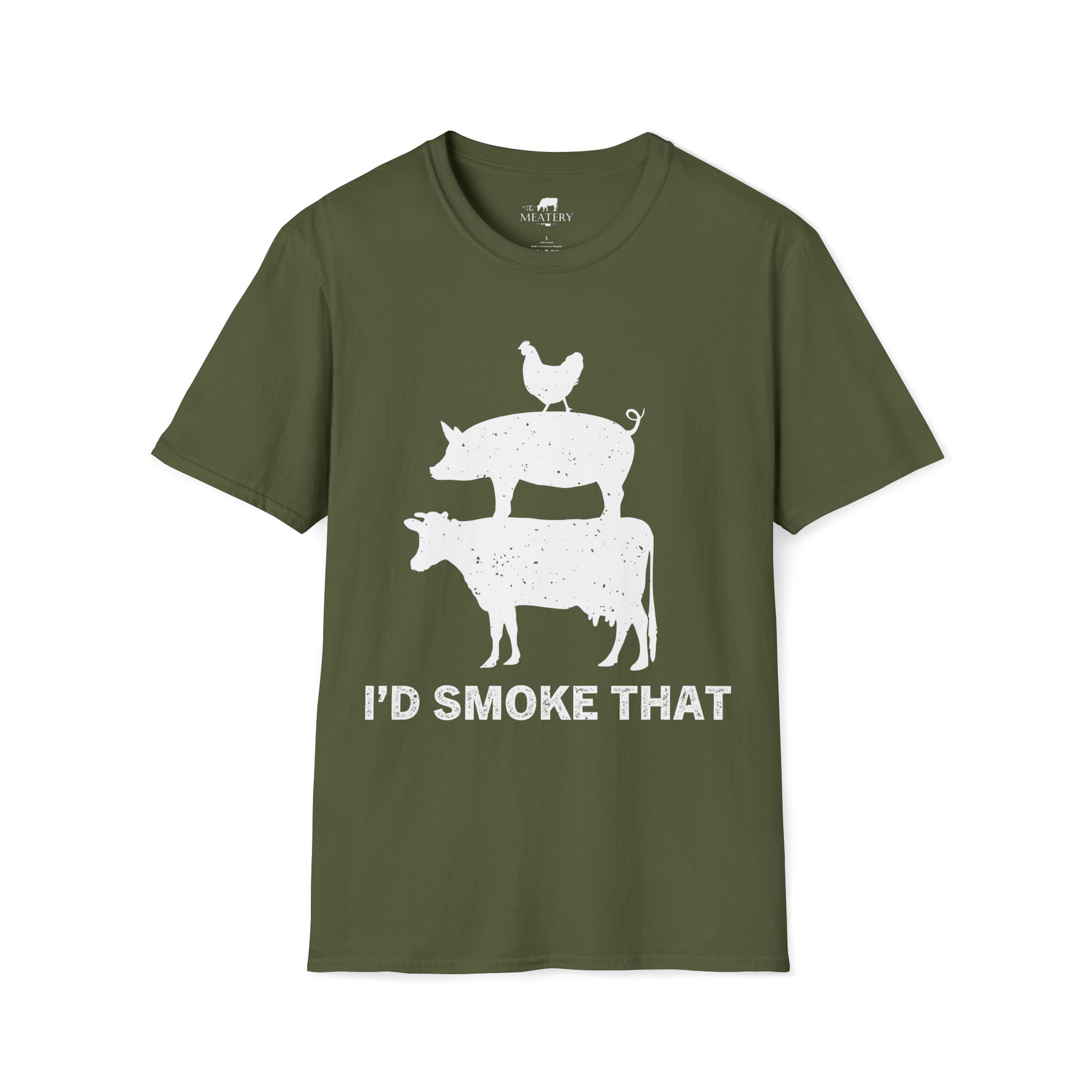 I'd Smoke That Unisex Softstyle T-Shirt - The Meatery