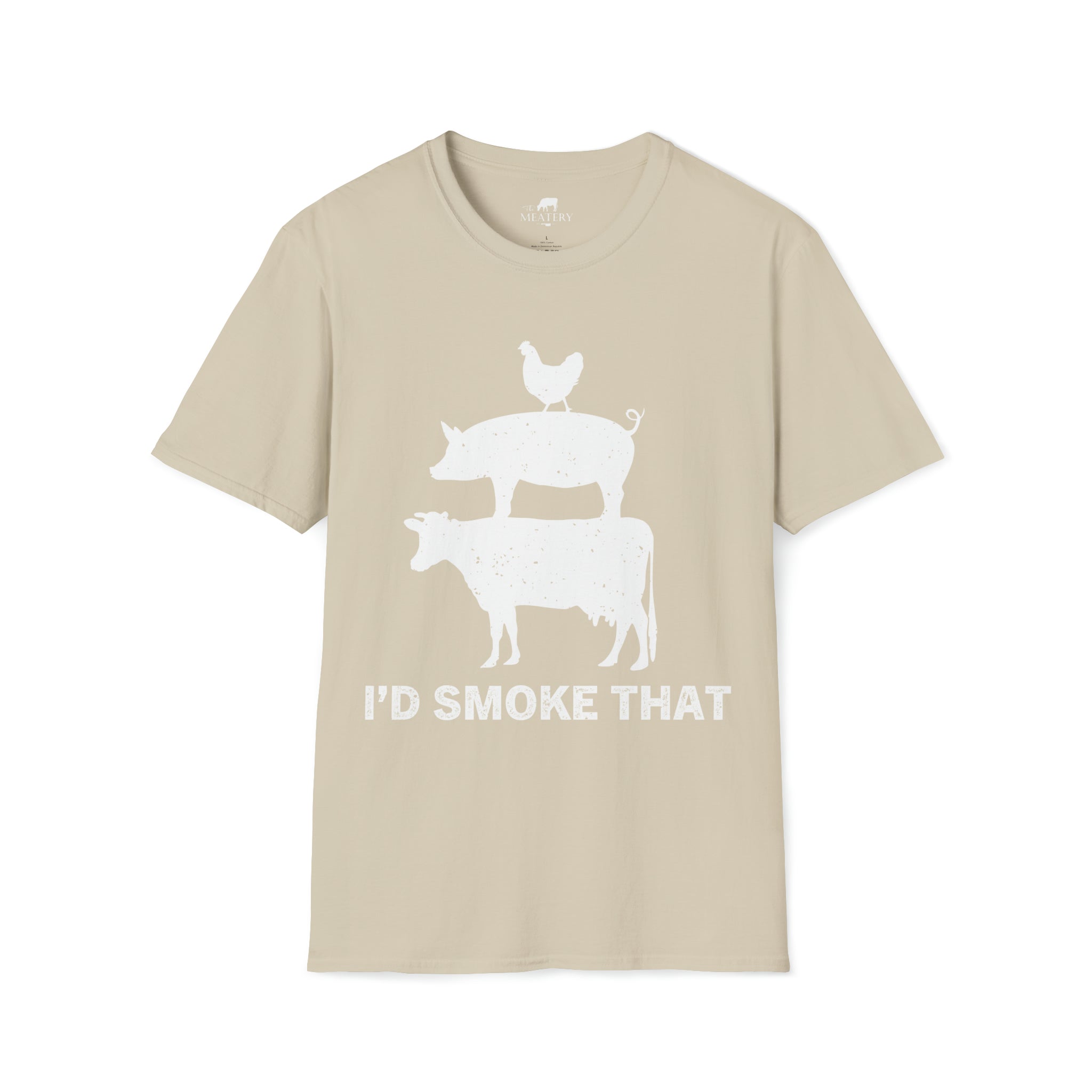 I'd Smoke That Unisex Softstyle T-Shirt - The Meatery