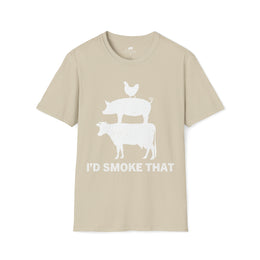 I'd Smoke That Unisex Softstyle T-Shirt