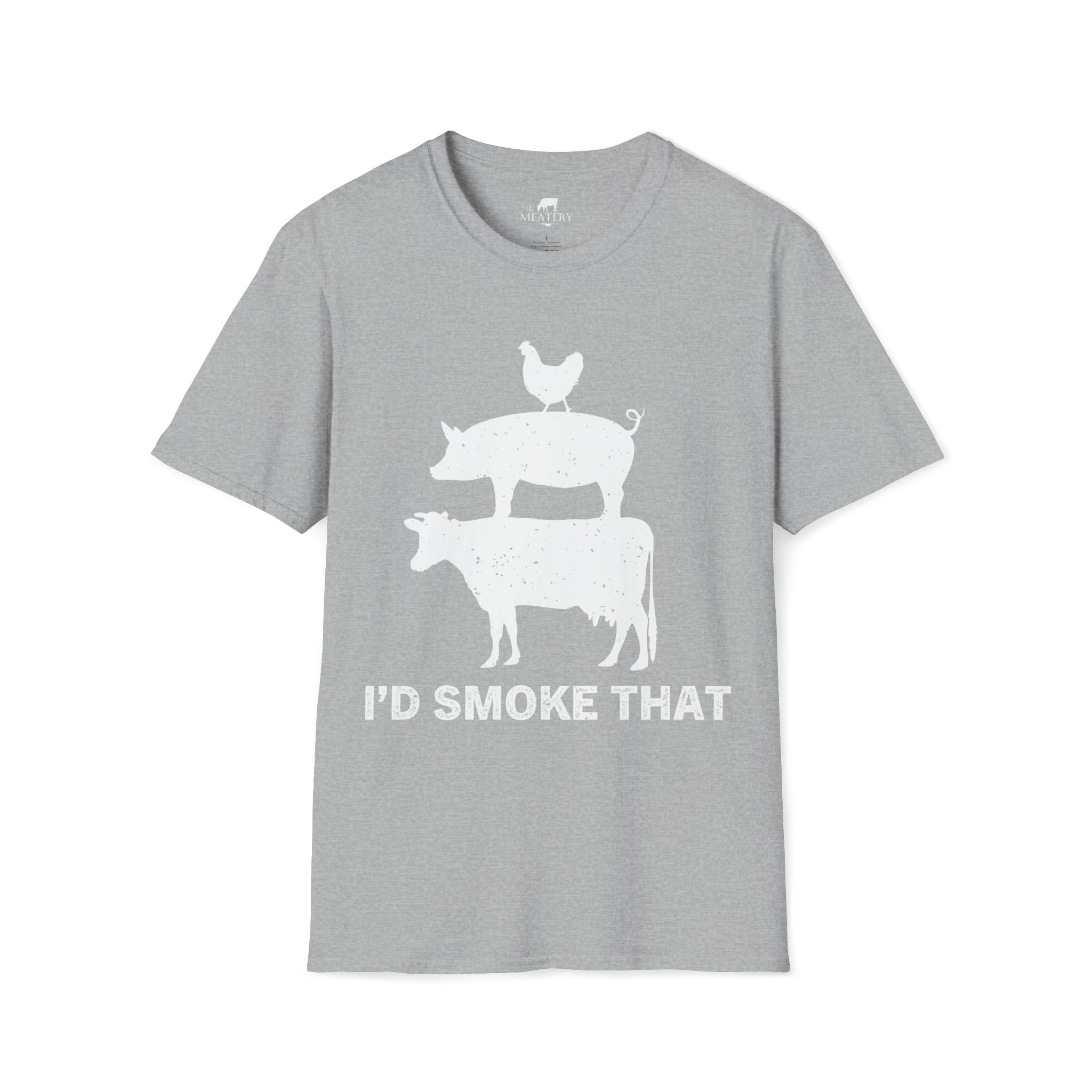 I'd Smoke That Unisex Softstyle T-Shirt - The Meatery
