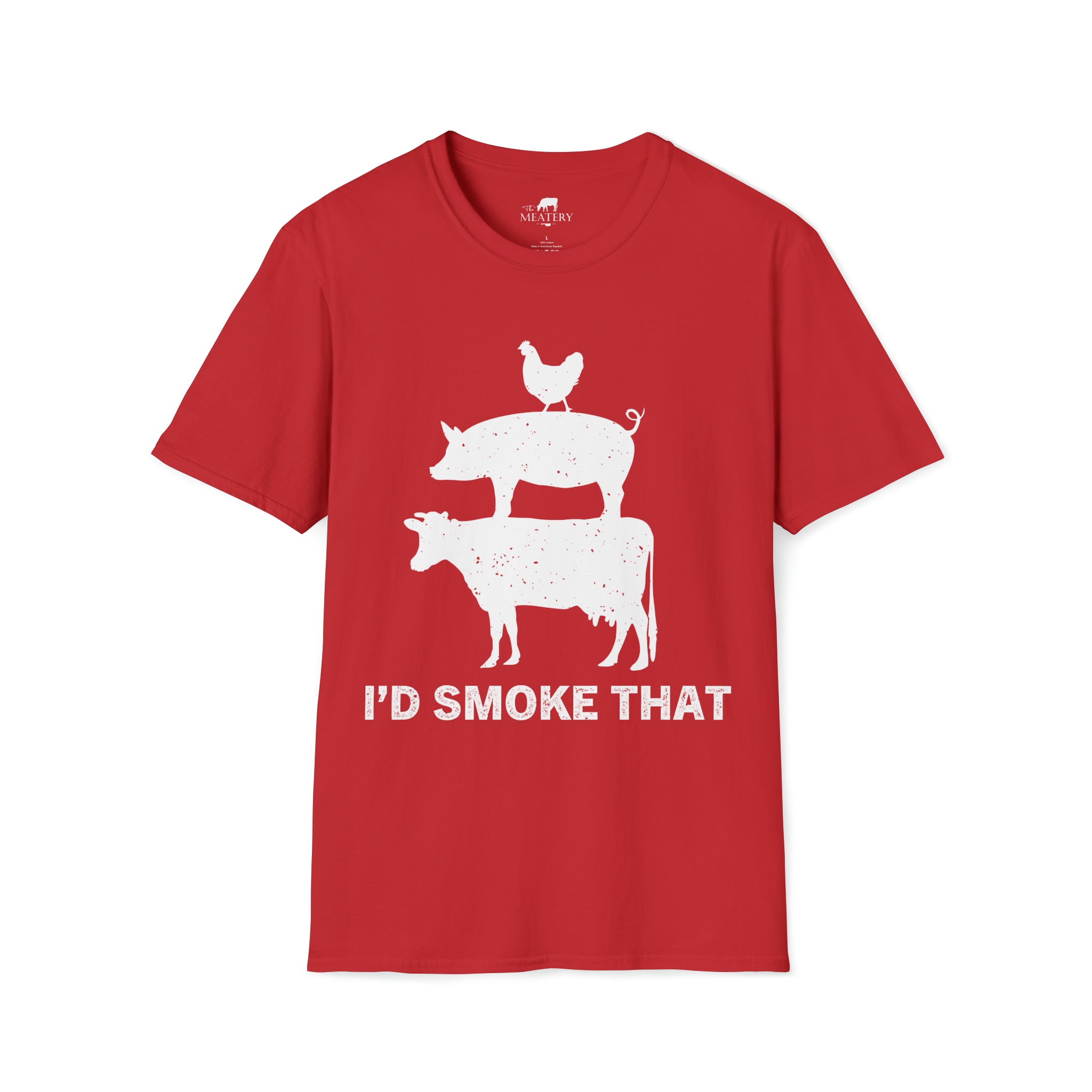I'd Smoke That Unisex Softstyle T-Shirt - The Meatery