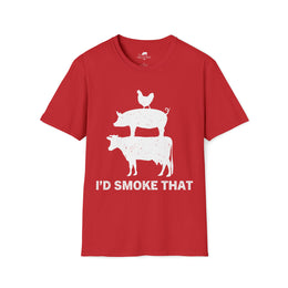 I'd Smoke That Unisex Softstyle T-Shirt