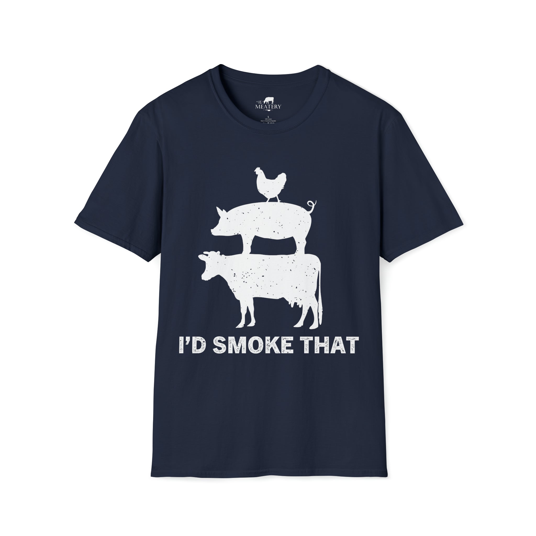 I'd Smoke That Unisex Softstyle T-Shirt - The Meatery