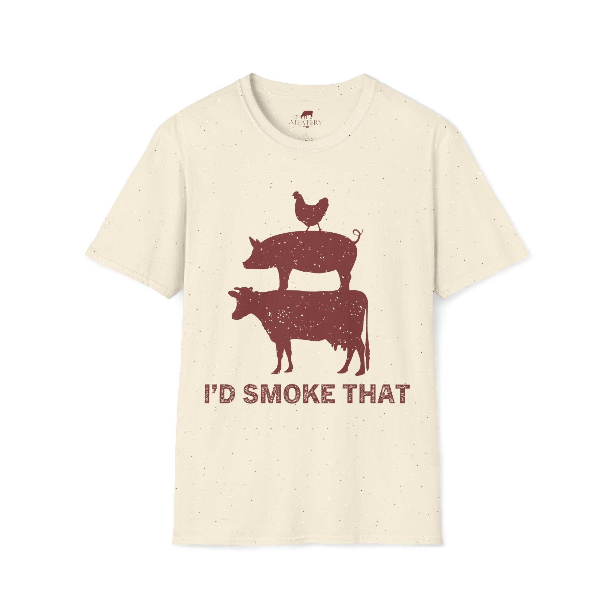 I'd Smoke That Unisex Softstyle T-Shirt - The Meatery