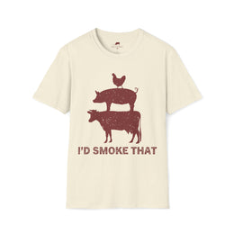 I'd Smoke That Unisex Softstyle T-Shirt