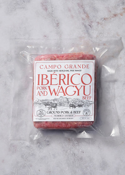 Ground Ibérico and Wagyu Blend 14 oz - The Meatery