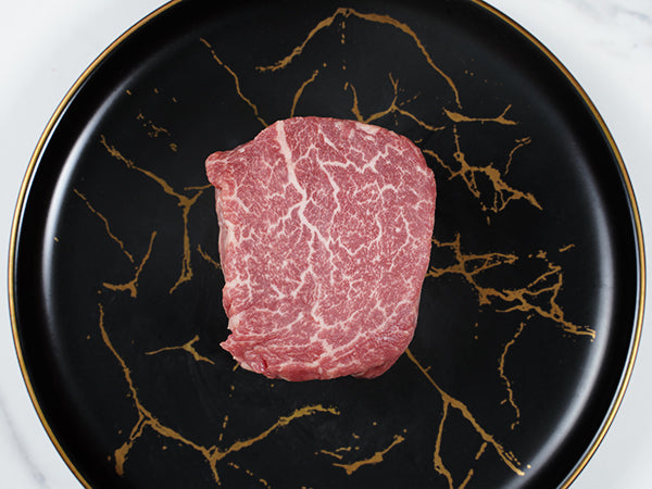 Australian Wagyu Filet Mignon MS 6-7 8oz close up - Halal Wagyu Filet Mignon