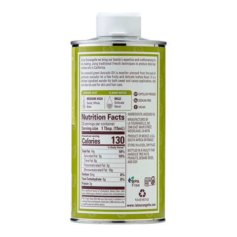 La Tourangelle Delicate Avocado Oil, 16.9 Fl oz - The Meatery