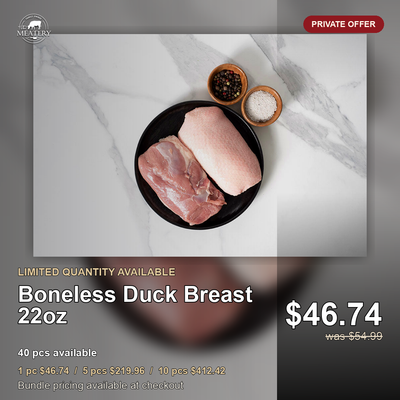 Private offer graphic sale-1 2026-05-27 - Boneless Duck Breast 22oz