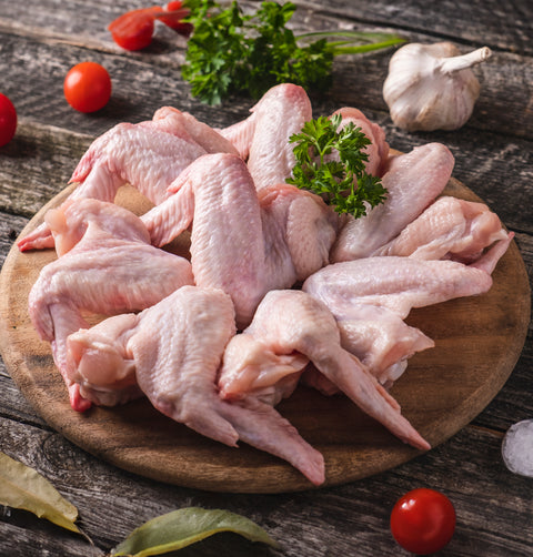 Chicken Party Wings | Halal Certified | Antibiotic Free | 1 lb packs