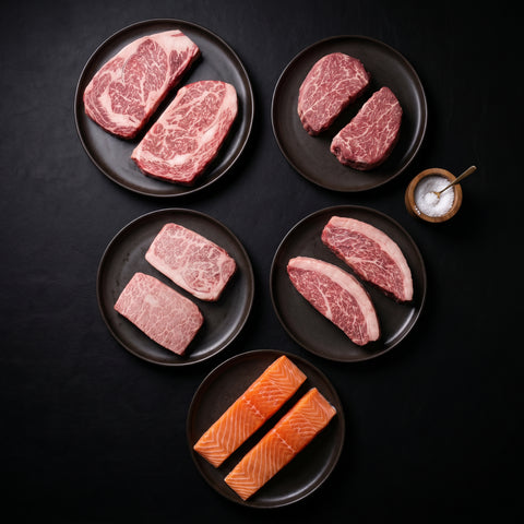 Grand Reserve - 10-Cut Wagyu & Salmon Bundle
