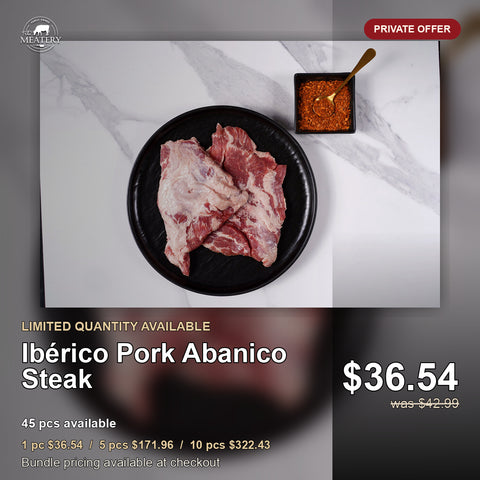 Private offer graphic sale-1 2026-05-27 - Ibérico Pork Abanico Steak