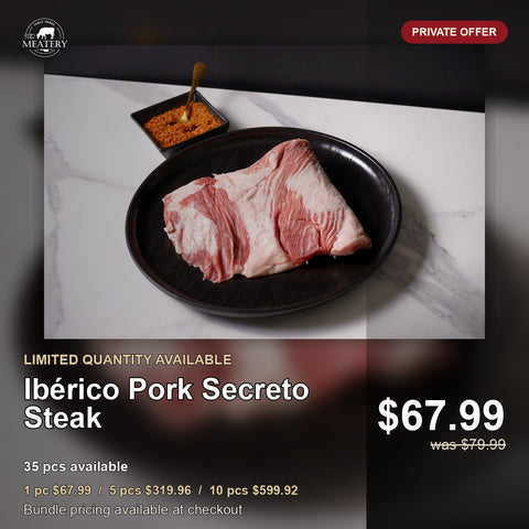 Private offer graphic sale-1 2026-05-27 - Ibérico Pork Secreto Steak