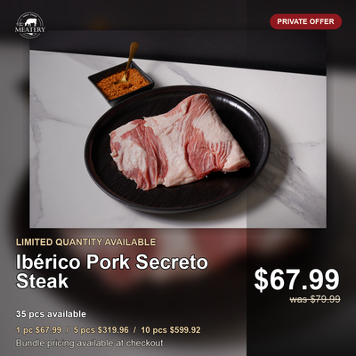 Private offer graphic sale-1 2026-05-27 - Ibérico Pork Secreto Steak