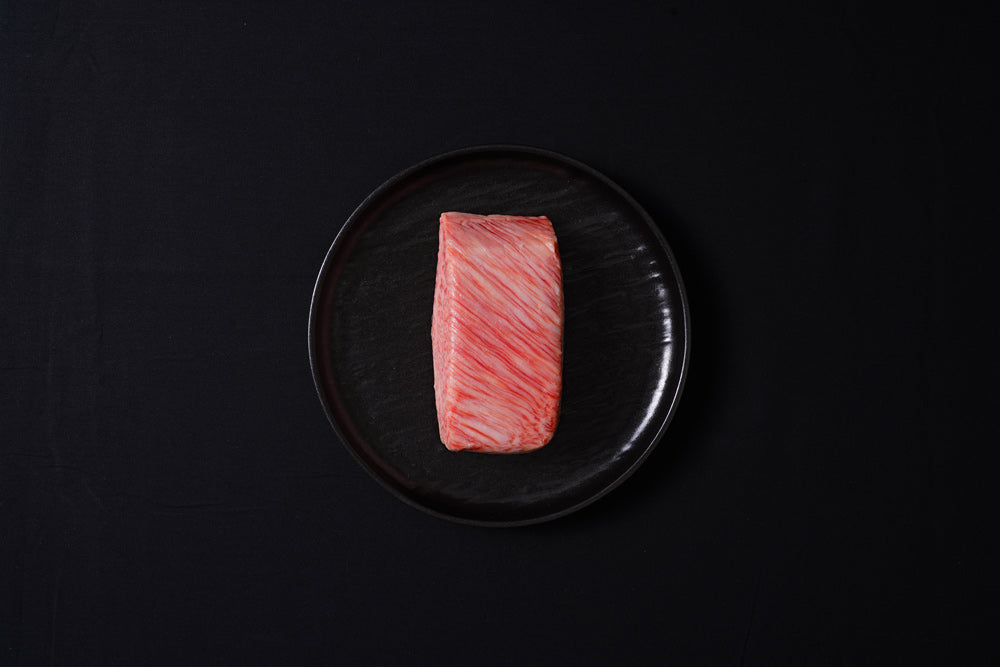 Japanese A5 Wagyu Rib Cap Steak - marbling detail