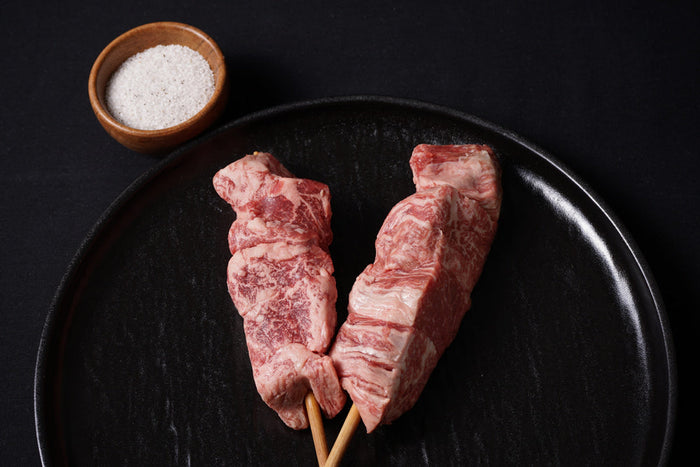 Japanese A5 Wagyu | Filet Mignon Skewers I BMS 9+ | 8oz - The Meatery