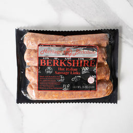 Kurobuta Hot Italian Sausage - 2x 1lb packs | 2lb | Box-Item