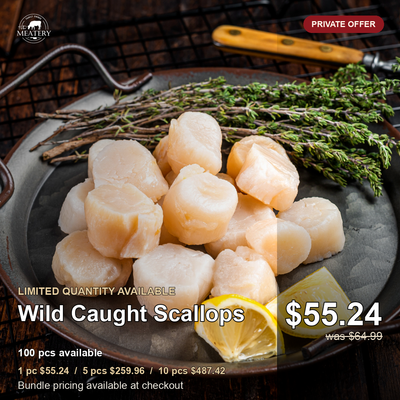 Private offer graphic sale-1 2026-05-27 - Wild Caught Scallops