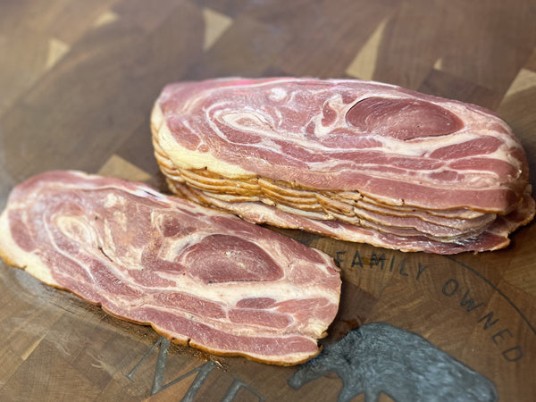 Sliced Wild Boar Bacon 1LB - The Meatery