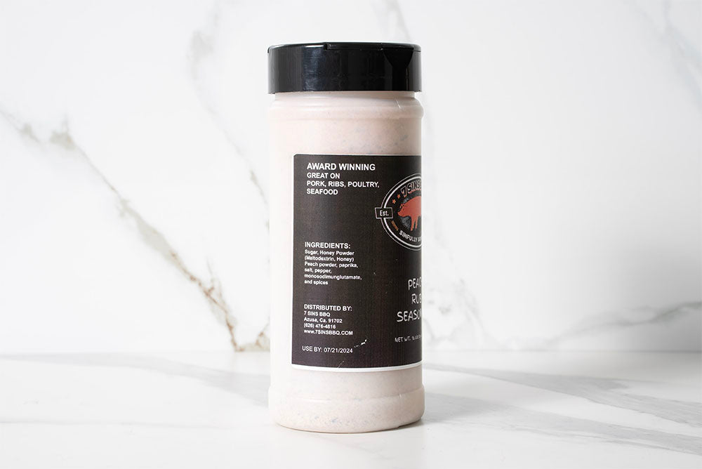 7 Sins BBQ | Peach Rub Seasoning - The Meatery