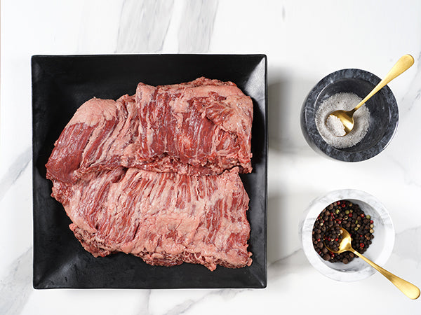Australian Wagyu Skirt Steak top view - Halal Wagyu Skirt Steak