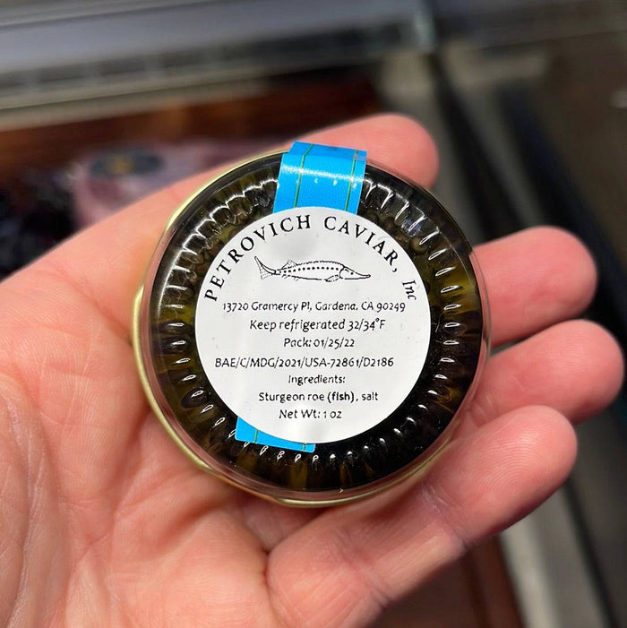 Fish & Seafood | Black Pearl Siberian Reserve Caviar | 1oz - The Meatery