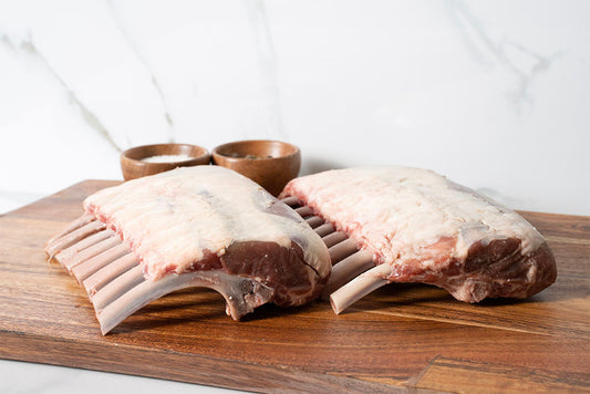 Lamb | Frenched Lamb Racks | 2.5lbs - The Meatery