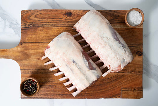 Lamb | Frenched Lamb Racks | 2.5lbs - The Meatery