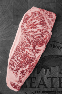 Japanese A5 Wagyu | F1 (Cross-Bred) | NY Strip I BMS 9 | 16oz - The Meatery