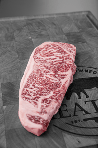 Japanese A5 Wagyu | F1 (Cross-Bred) | NY Strip I BMS 9 | 16oz - The Meatery