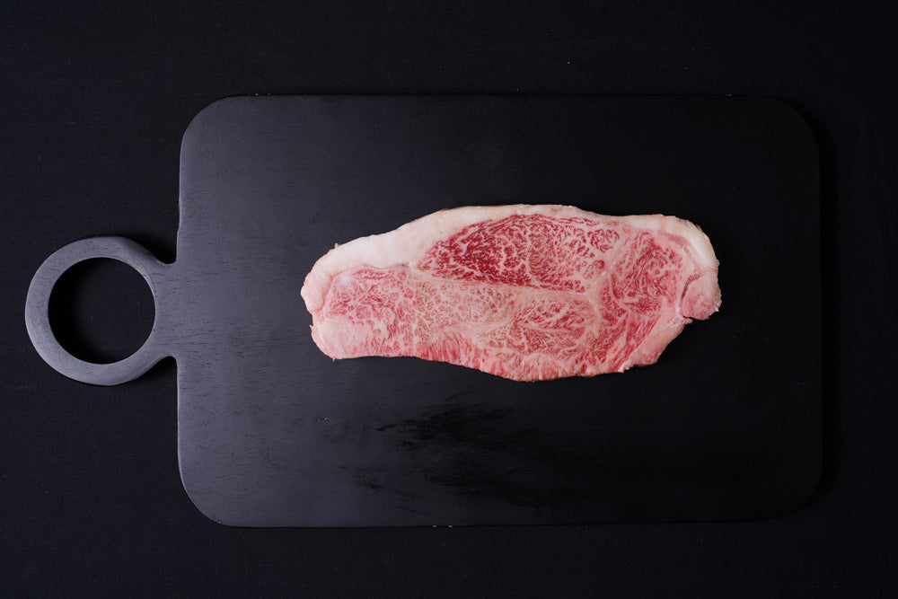 Japanese A5 Wagyu | Certified Kobe Beef | New York Strip I BMS 12 | 10-12oz - The Meatery