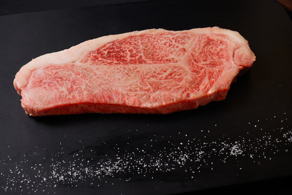 Japanese A5 Wagyu | Certified Kobe Beef | New York Strip I BMS 12 | 10-12oz - The Meatery