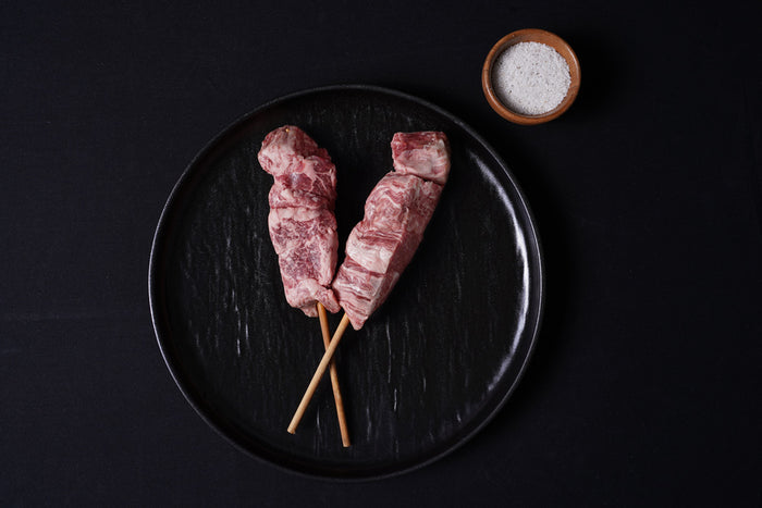 Japanese A5 Wagyu | Filet Mignon Skewers I BMS 9+ | 8oz - The Meatery